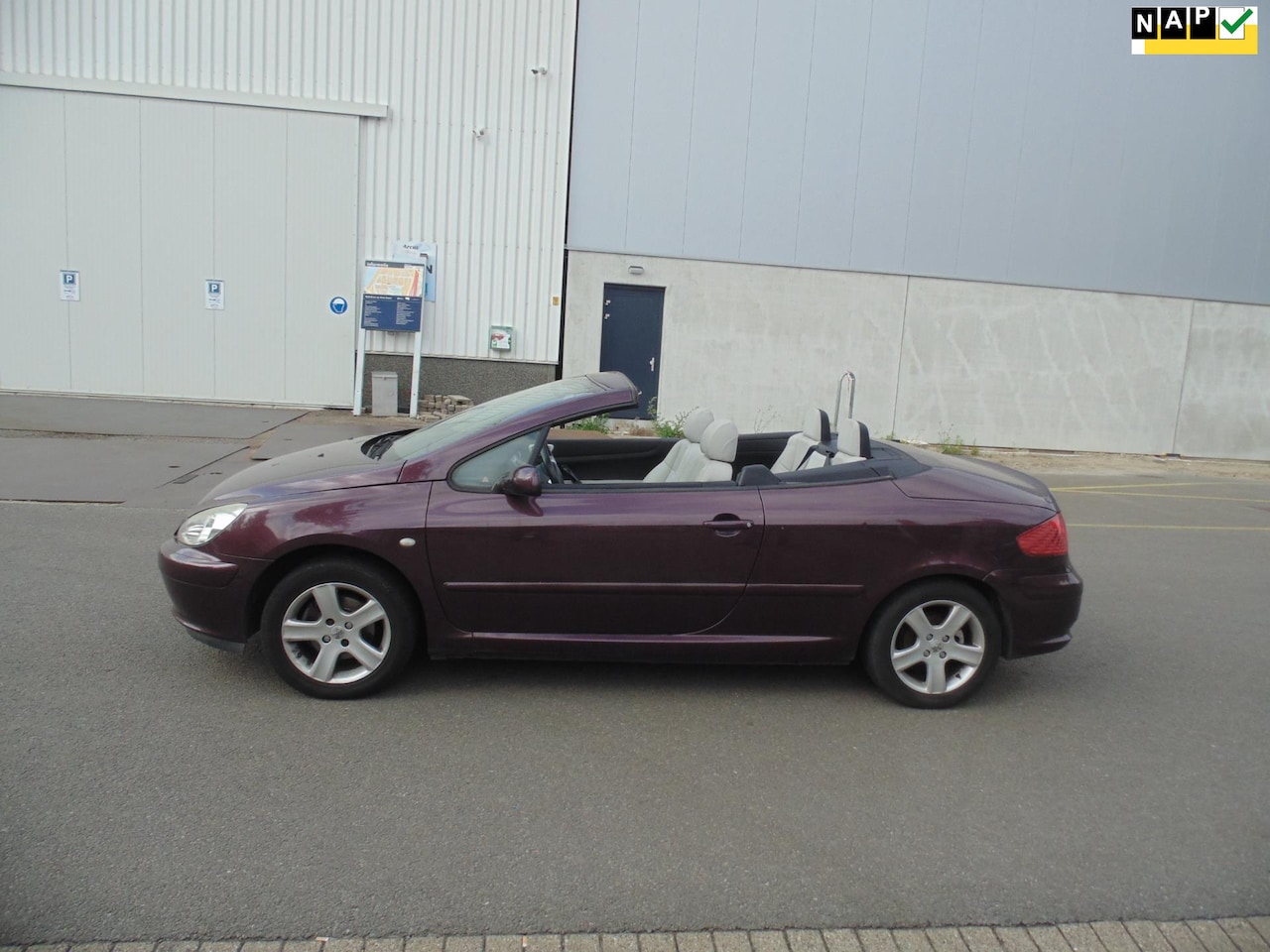 Peugeot 307 CC - 1.6-16V CABRIO MEET LEER AIRCO NAVI KM 95000 - AutoWereld.nl
