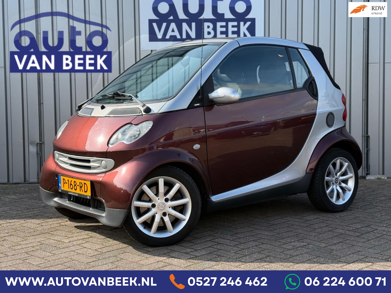 Smart Fortwo cabrio - 0.7 Pure|15''|Airco|Nieuwe APK - AutoWereld.nl