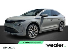 Skoda Enyaq Coupé iV - 85 Selection Elektromotor 286 PK | Steel Grey | 21" Lichtmetalen Velgen | Trekhaak | Adapt