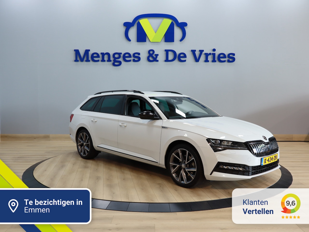 Skoda Superb Combi - 1.4 TSI iV Sportline Business Airco ECC | Virtual | Memory | LED | Cruise Control | Trekha - AutoWereld.nl