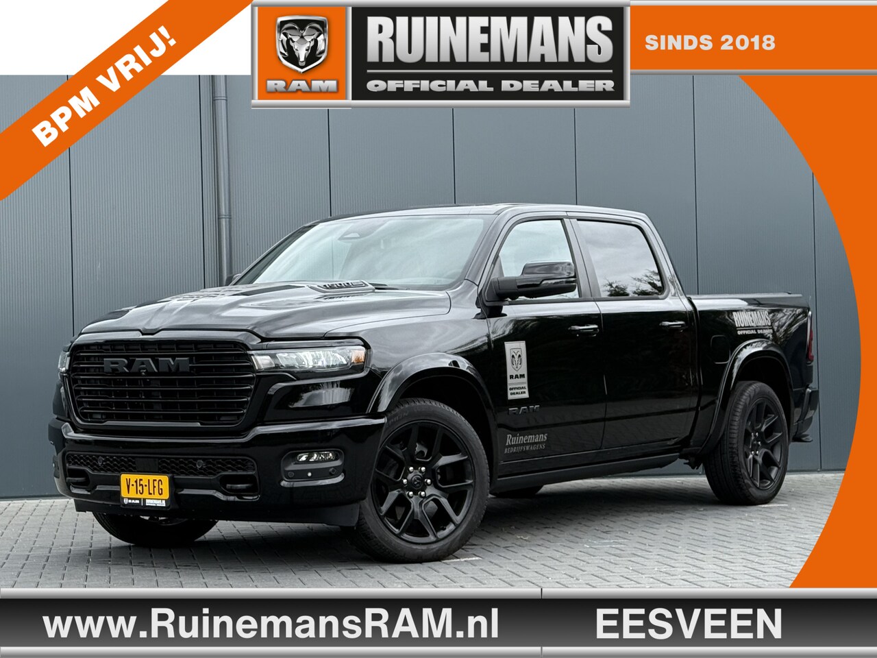 Dodge Ram 1500 - 3.0 420 PK LARAMIE PREMIUM / DEMO KORTING RIJKLAAR MET LPG! / HURRICANE / 2025 MODEL / NIG - AutoWereld.nl