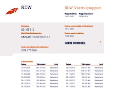 Smart Forfour - 1.1 blackbasic airco stuurbekrachtiging stereo nieuwe koppeling leuke auto