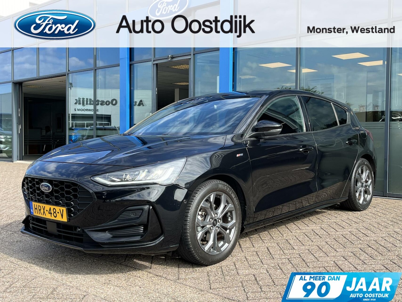 Ford Focus - 1.0 EcoBoost Hybrid ST Line 125PK Winterpack Cruise Navi Camera SYNC4 Climate Privacy Glas - AutoWereld.nl