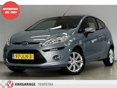 Ford Fiesta - 1.25 Ghia/ D-Riem verv: 74.000 KM/ DEALER ONDERHOUDEN/ 15'' LMV/ Voorruitverw./ Airco/ Cru