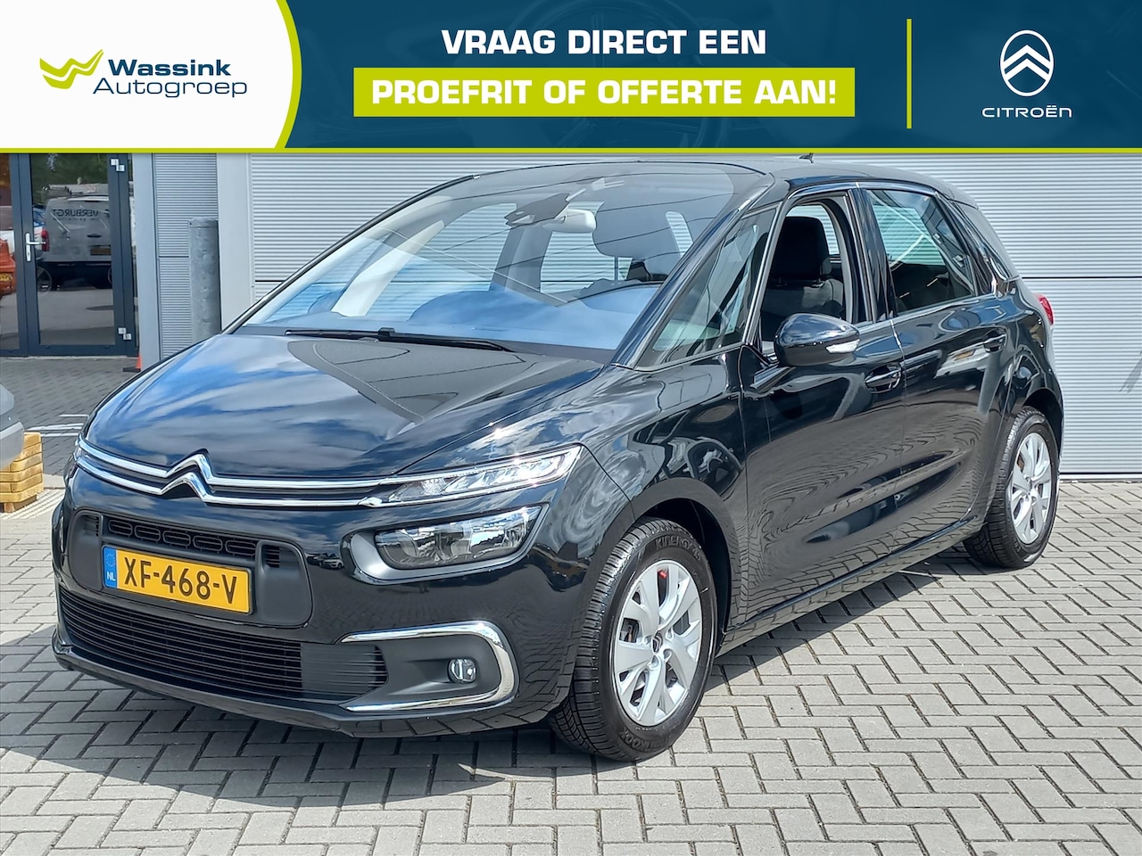 Citroën C4 SpaceTourer - 1.2T 130pk Business | Climate control | Navigatie | Trekhaak (1500kg) | Lm velgen | Apple - AutoWereld.nl