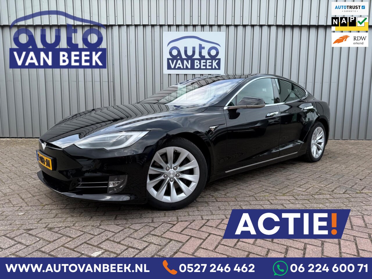 Tesla Model S - 75D Base|AWD| Luchtvering|Nieuwe APK+OH - AutoWereld.nl
