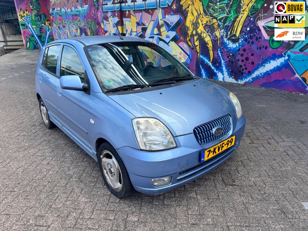 Kia Picanto - 1.1 LXE airco sport wielen distributie riem vervangen àlles elektrisch stereo - AutoWereld.nl