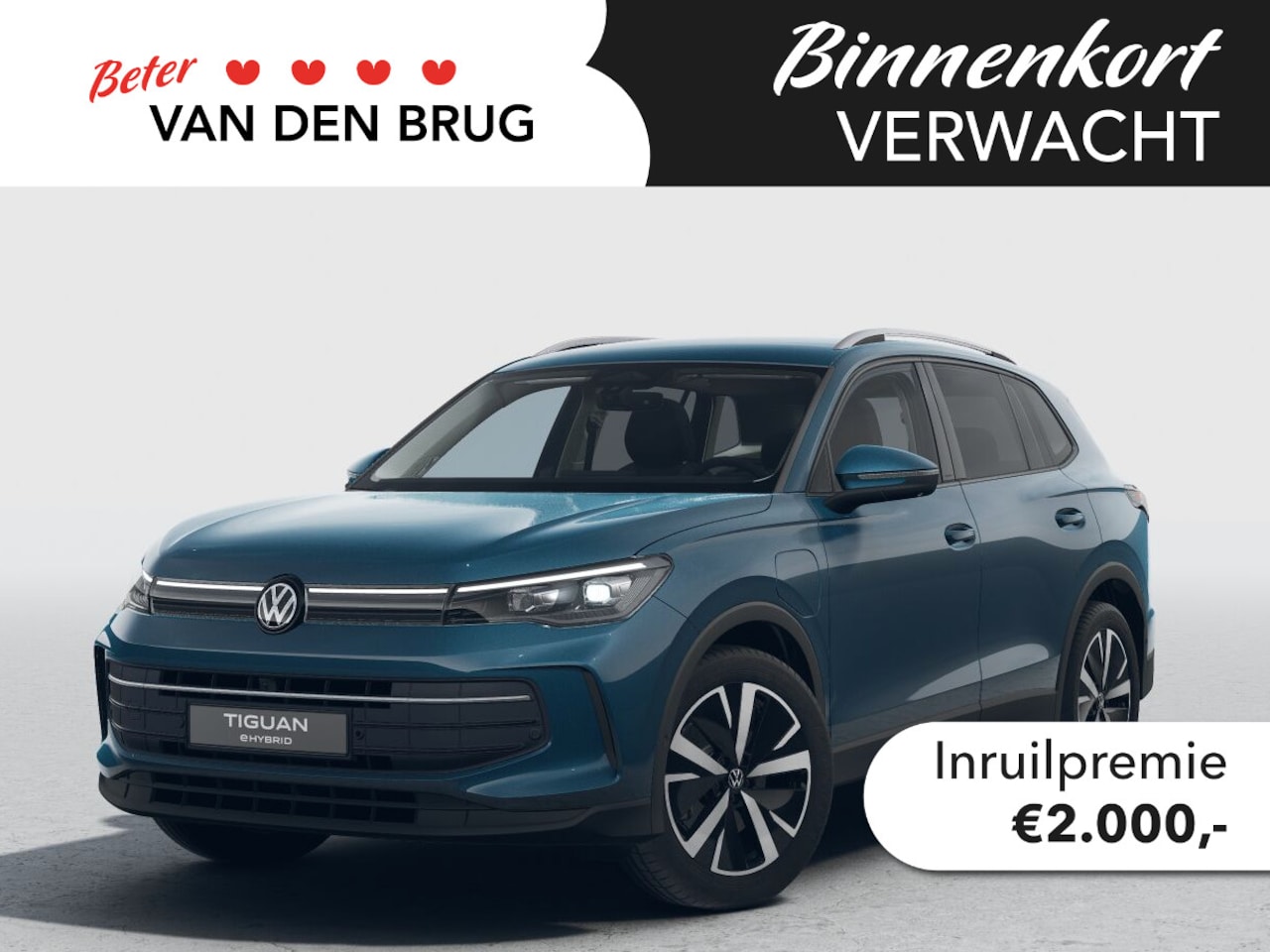 Volkswagen Tiguan - Life Edition 1.5 eHybrid 150 kW / 204 pk SUV 6 ver Trekhaak | 360 Camera | Keyless - AutoWereld.nl