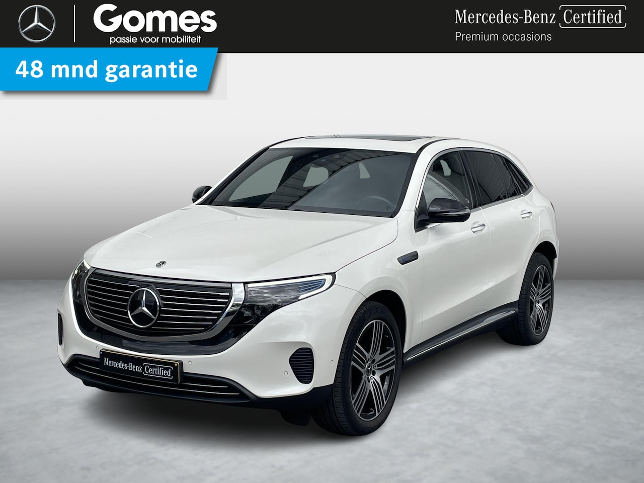 Mercedes-Benz EQC - 400 4MATIC Luxury | Trekhaak | Zwart leder | - AutoWereld.nl