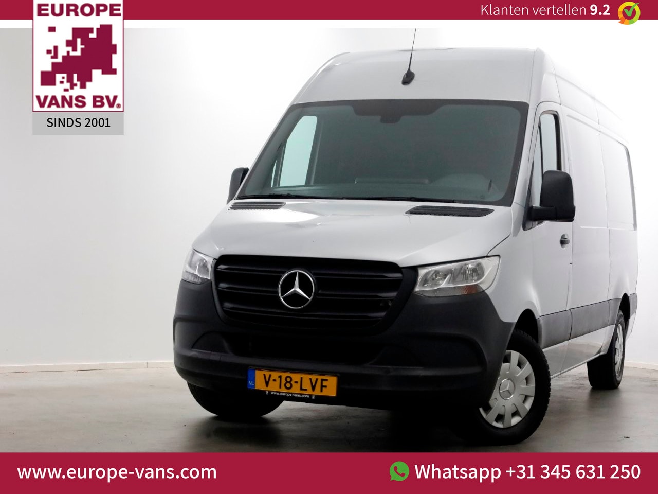 Mercedes-Benz Sprinter - 315 CDI 150pk RWD 9G Automaat L2H2 Airco/Camera 08-2021 - AutoWereld.nl