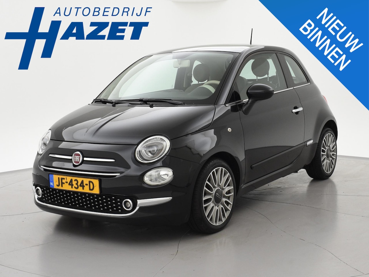 Fiat 500 - 0.9T AUTOMAAT + BRUIN LEDER | DIGITALE COCKPIT | PANORAMA | NAVIGATIE | DAB - AutoWereld.nl