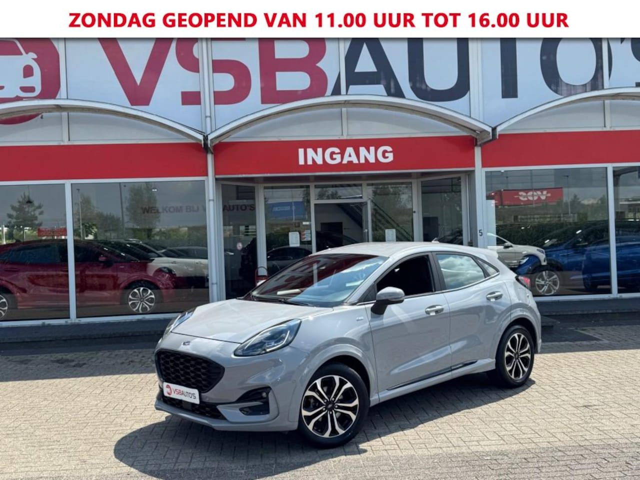 Ford Puma - 1.0 ECOBOOST 125PK ST-LINE HYBRIDE NARDO-GREY LED NAVI CAMERA ECC-AIRCO LMV PDC - AutoWereld.nl