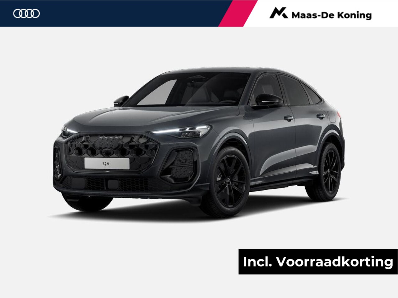Audi Q5 Sportback - 2.0 TFSI e-hybrid quattro S edition 299 PK · Tech plus · Adaptieve luchtvering · Glazen pa - AutoWereld.nl