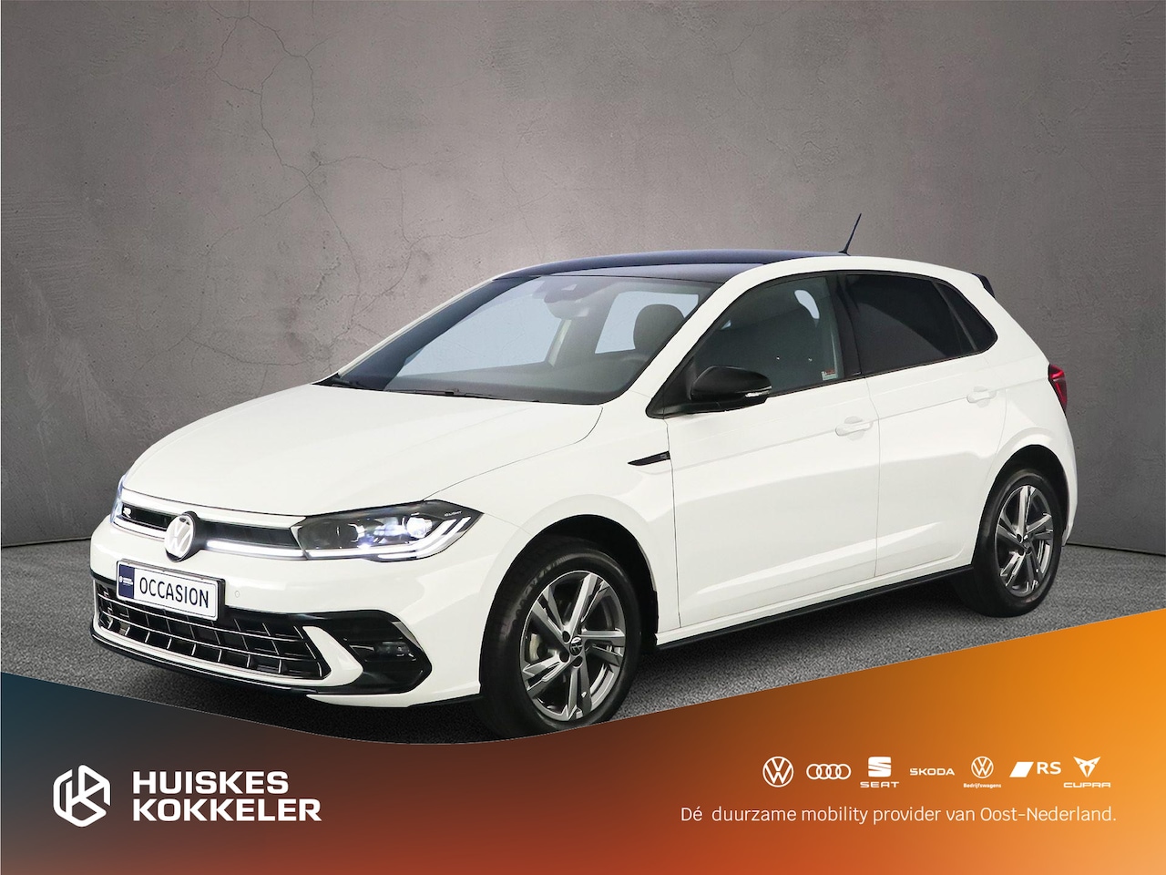 Volkswagen Polo - R-Line 1.0 TSI 95pk DSG Automaat Adaptive cruise control, Achteruitrijcamera, LED matrix k - AutoWereld.nl