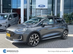 Ford Fiesta - 1.0 E.B. Hybrid Active Vignale | Automaat | Uniek Alle opties | Pano-dak | Full LED | Half