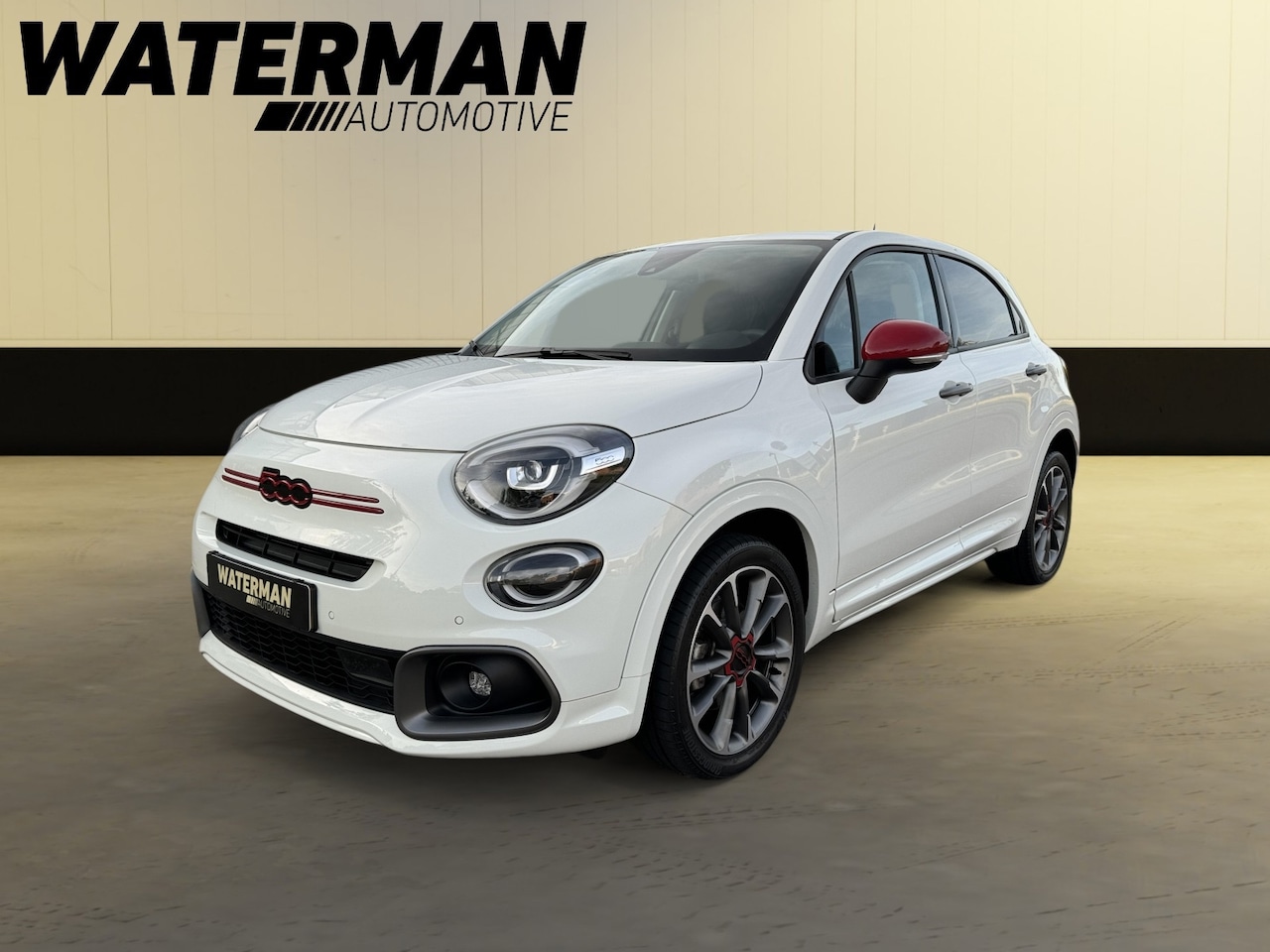 Fiat 500 X - 1.5 Hybrid RED SPORT 130PK AUT/NAVI/LED/CRUISE/CAMERA/STOELVERWARMING - AutoWereld.nl
