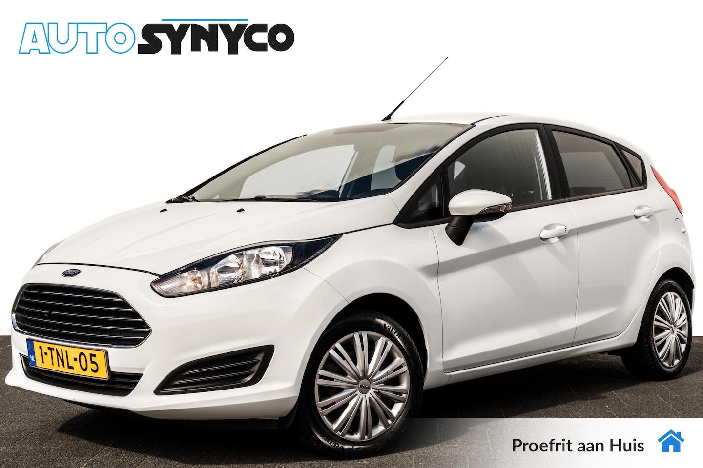 Ford Fiesta - 1.0 66 Pk 5 drs. Style I Airco I Navigatie I Org. Audio - AutoWereld.nl