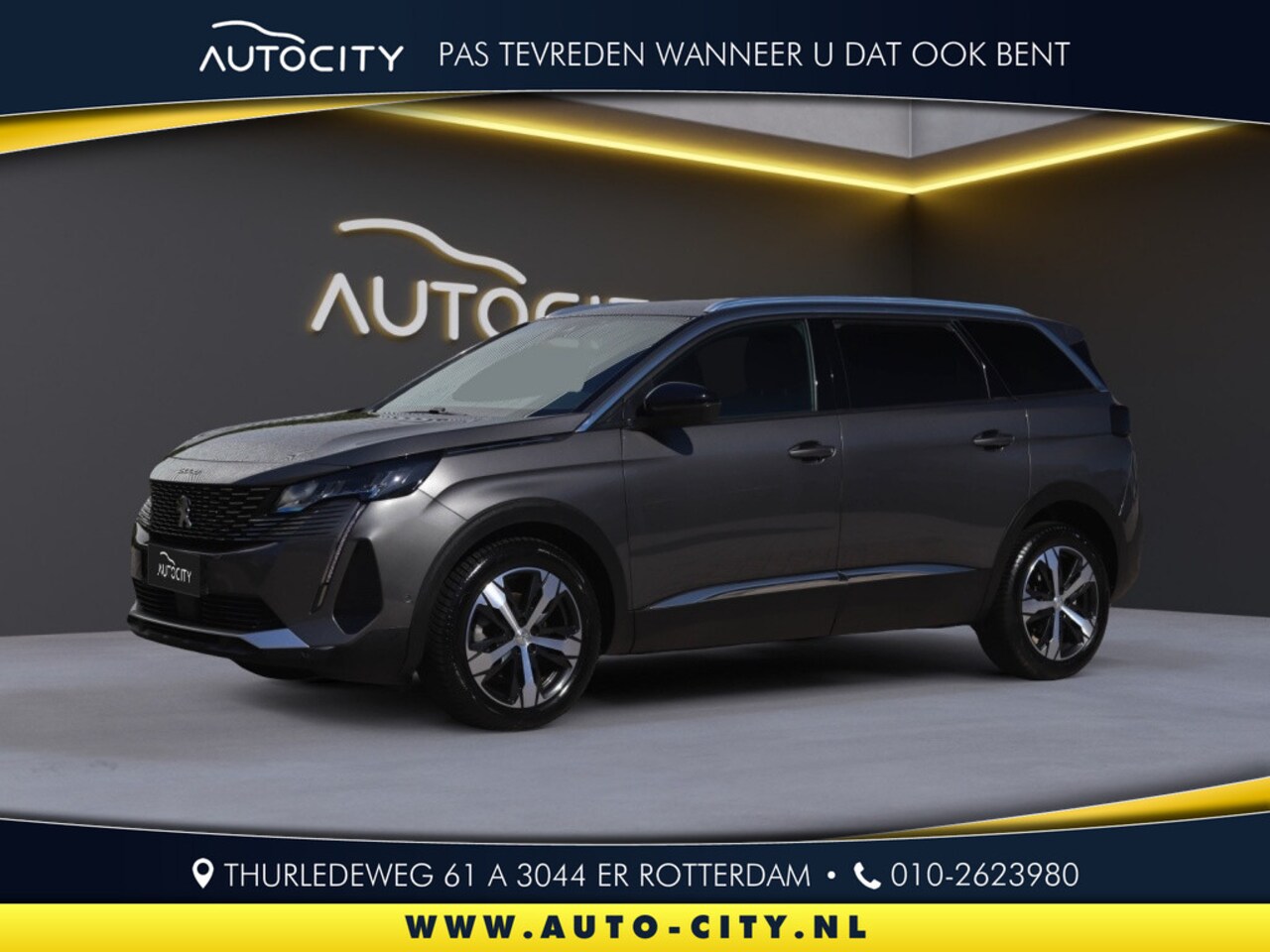 Peugeot 5008 - 5008 1.2 PureTech 130 Allure Pack 7p l Camera l Keyless l Navi - AutoWereld.nl