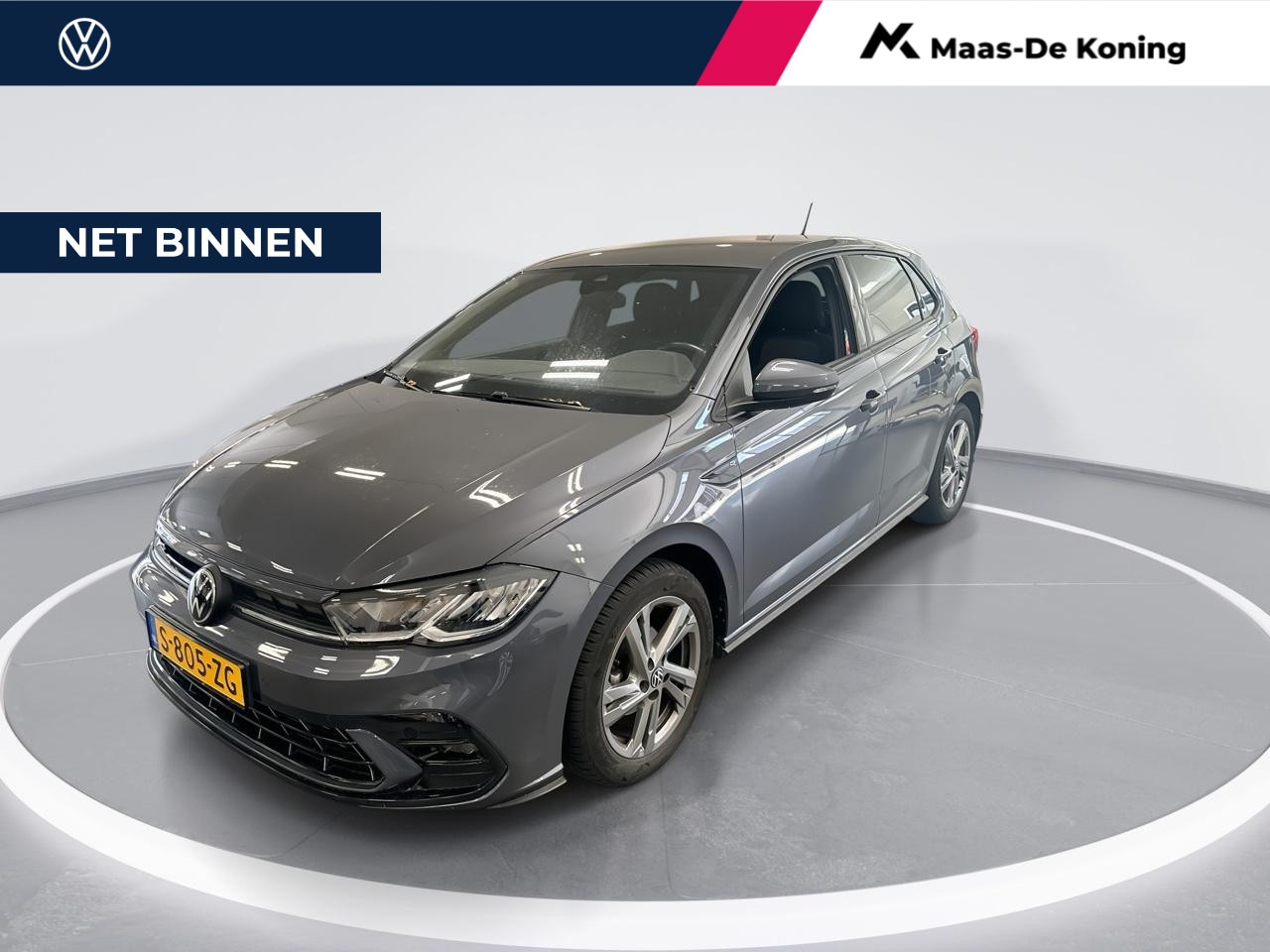 Volkswagen Polo - 1.0 Tsi 95pk R-Line · Apple/Android Car Play · Navi · P-Sensoren · Virtual Cockpit · Getin - AutoWereld.nl
