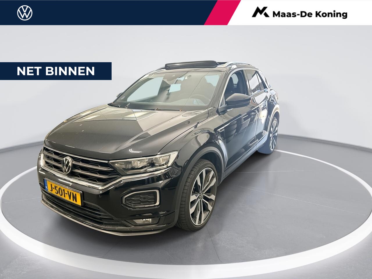 Volkswagen T-Roc - 1.5 Tsi 150pk Sport · Panoramadak · Camera · Apple/Android Car Play · Navi · P-Sensoren · - AutoWereld.nl