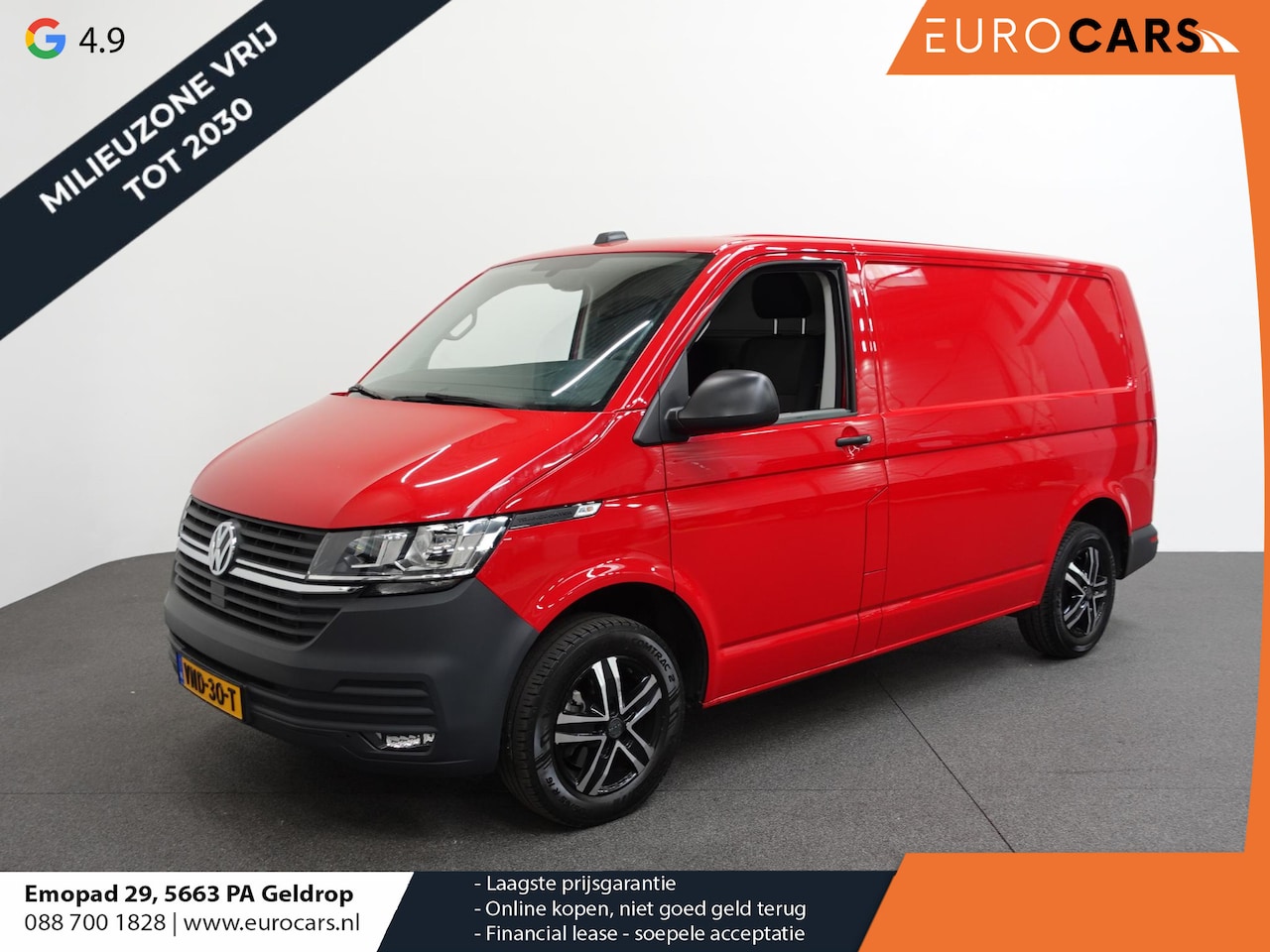 Volkswagen Transporter - 2.0 TDI 150pk DSG Automaat SPORT Trekhaak Apple Carplay/ Android Auto Cruise control Airco - AutoWereld.nl