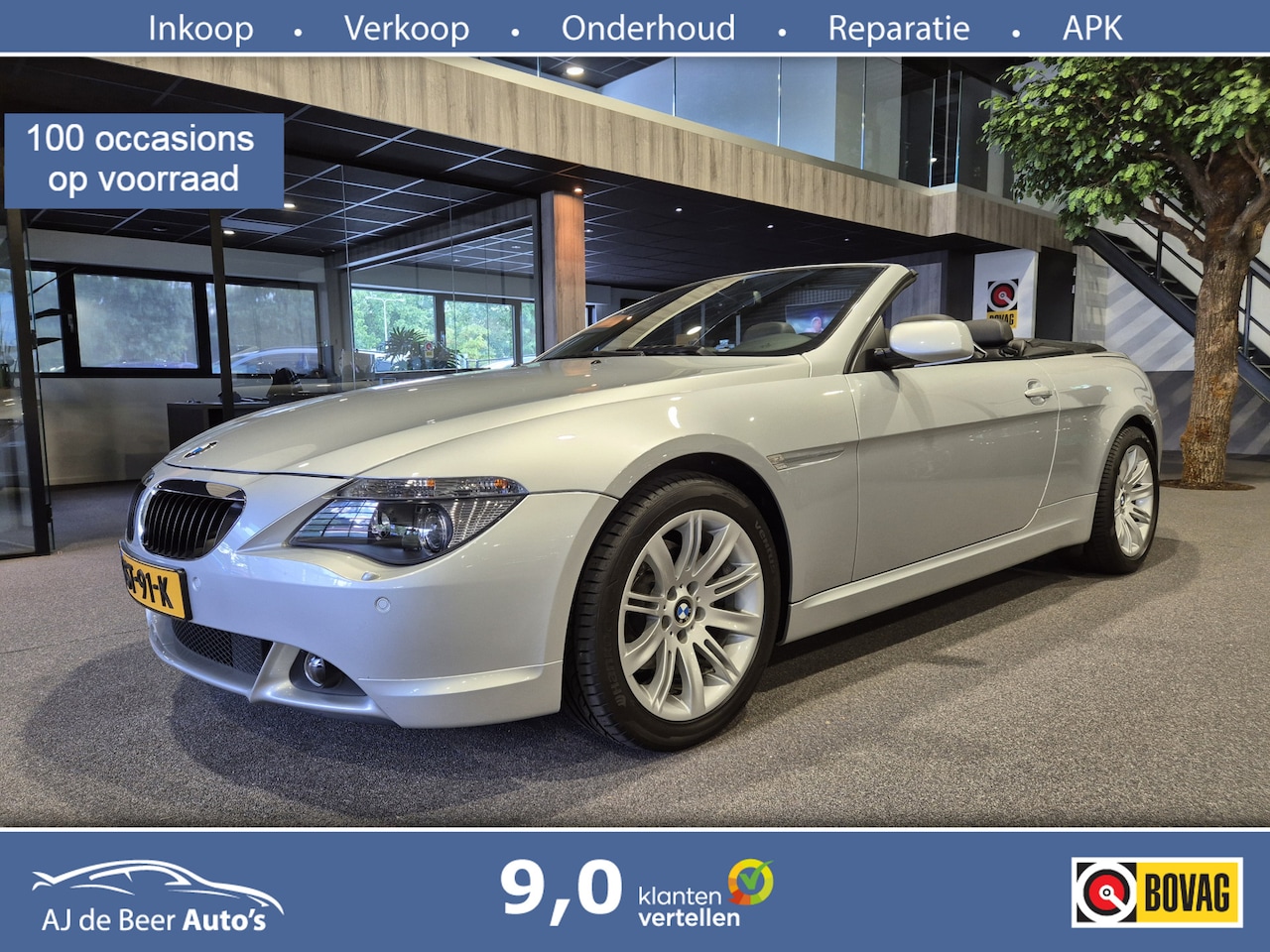 BMW 6-serie Cabrio - 630i Unieke auto | Volledig onderhouden | Taxatierapport | Volleder | Xenon - AutoWereld.nl