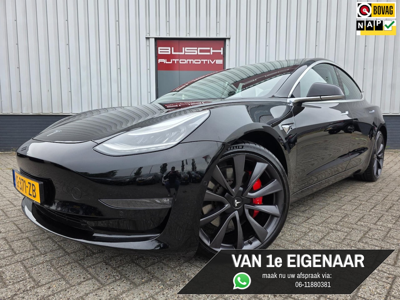 Tesla Model 3 - Performance AWD 75 kWh VAN 1e EIGENAAR | 462PK - AutoWereld.nl