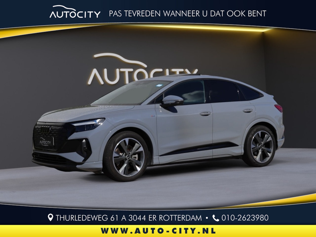 Audi Q4 Sportback e-tron - 50 quattro S Line Pano l Camera l SONOS - AutoWereld.nl