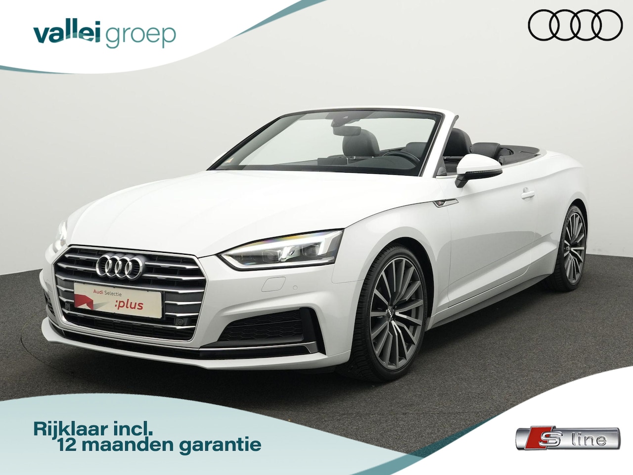 Audi A5 Cabriolet - 40 TFSI Sport 190 pk S-tronic S-Line Edition | Matrix LED | Leder/alcantara | Achteruitrij - AutoWereld.nl