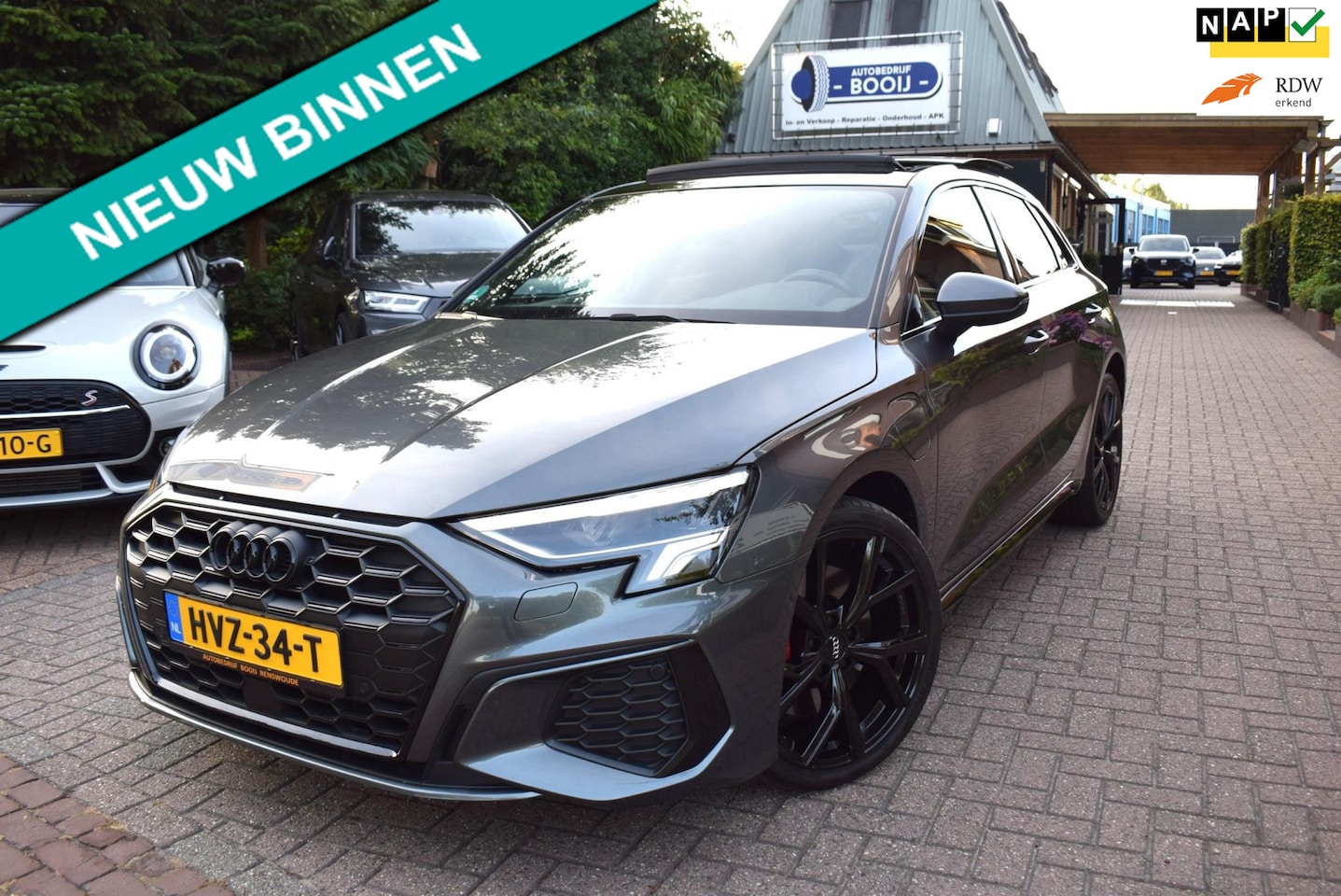 Audi A3 Sportback - 45 TFSI e 3X S-LINE PANO DAK/ADAP CRUISE/MATRIX LED/DEC 21/NAVI/CAMERA/CARPLAY/PDC V+A/19" - AutoWereld.nl