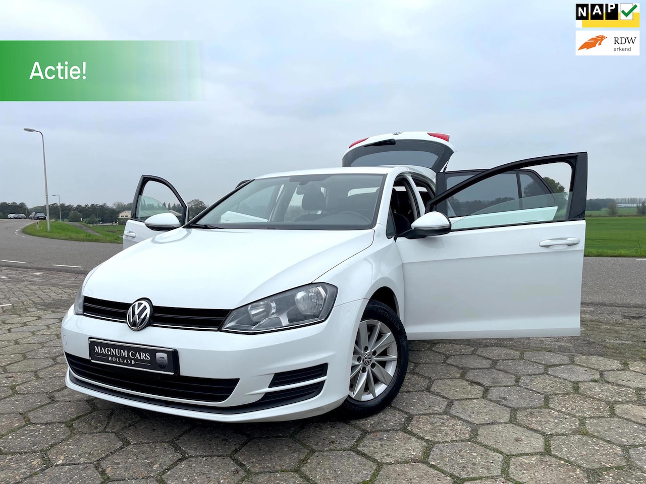 Volkswagen Golf - 7 1.2 TSI 5D NAP AIRCO NIEUWE APK GROTE SCHERM VELGEN - AutoWereld.nl