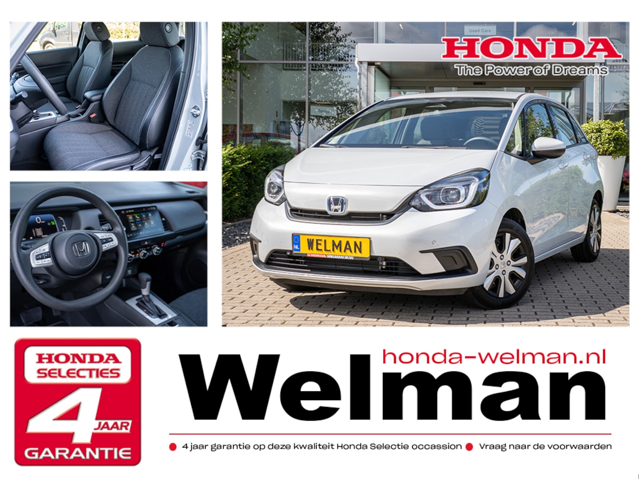 Honda Jazz - 1.5i e:HEV ELEGANCE - CAMERA - FULL HYBRID - AutoWereld.nl
