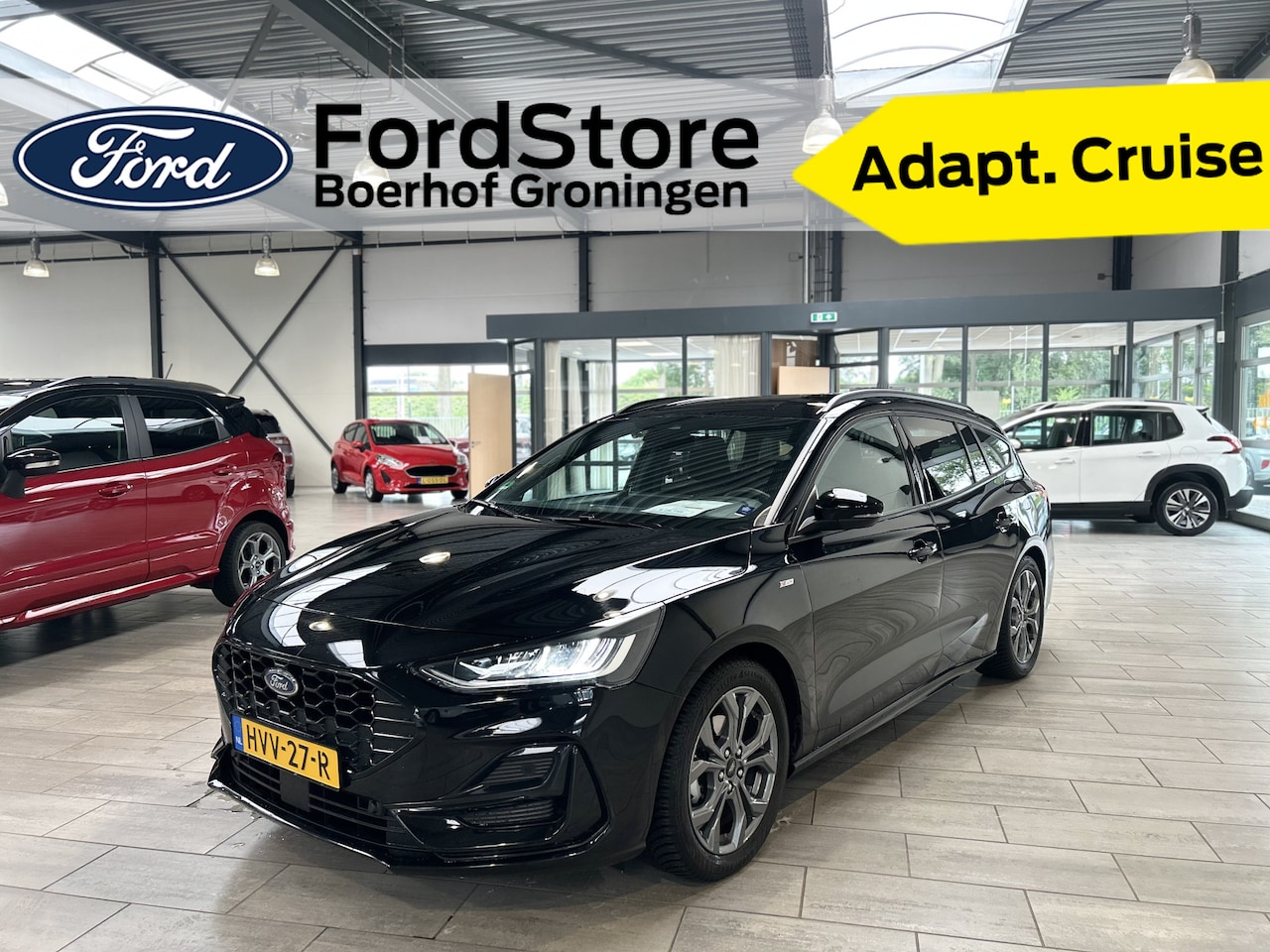Ford Focus Wagon - EcoBoost 125PK Hybrid ST Line Winter Pack I Camera I Adapt. Cruise  I Sync 4 I LED - AutoWereld.nl