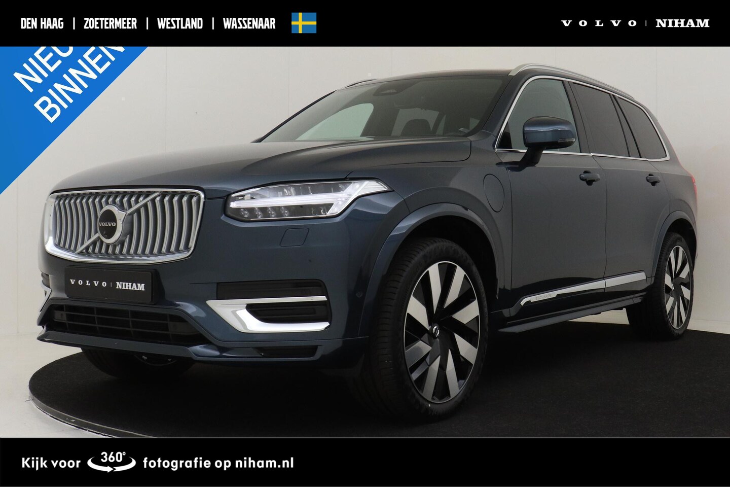 Volvo XC90 - T8 RECHARGE AWD ULTIMATE BRIGHT *FULL OPTIONS* -PANO.DAK|BOWERS&WILKINS|GEVENT.LEDER+MASSA - AutoWereld.nl