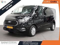 Ford Transit Custom - 300 2.0 TDCI L2H1 Limited Dubbele cabine Automaat Navi Airco 2x Schuifdeuren Trekhaak Park
