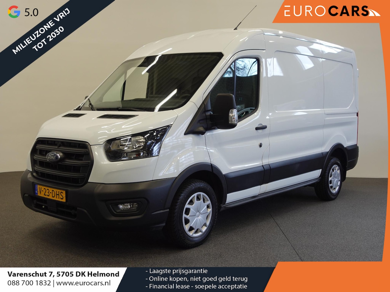 Ford Transit - 310 2.0 TDCI L2H2 Trend Automaat Airco Navigatie Bluetooth Camera Cruise Control - AutoWereld.nl