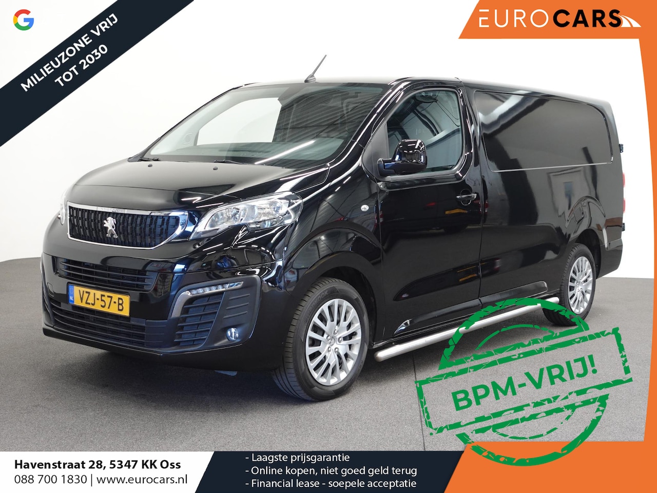 Peugeot Expert - 2.0 BlueHDI 145PK L3 Automaat Airco Cruise Navigatie Trekhaak Navigatie Sidebars - AutoWereld.nl