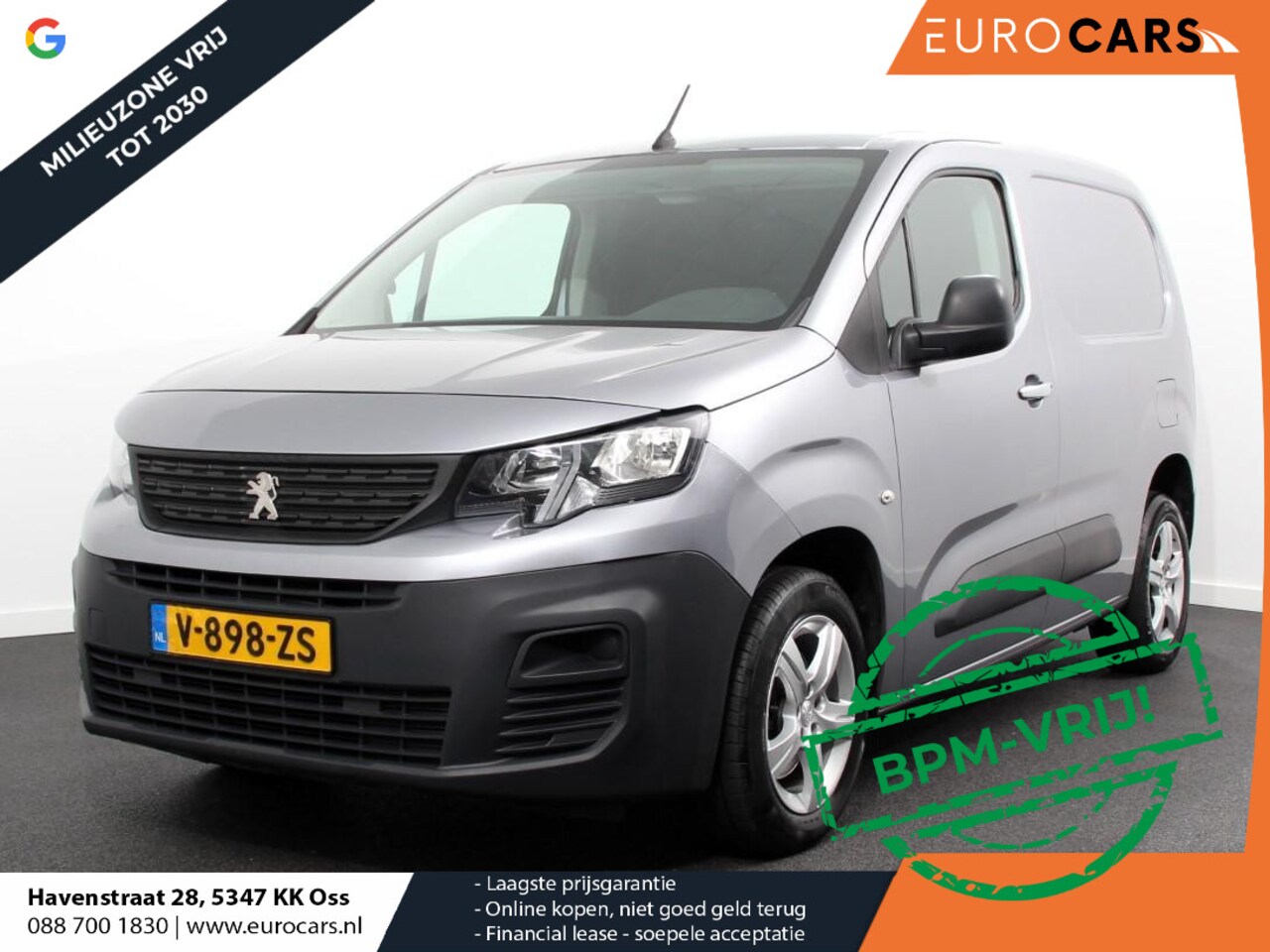 Peugeot Partner - 1.6 BlueHDI Pro Nieuw model! Airco Lichtmetalen Velgen Lees opmerkingen! - AutoWereld.nl