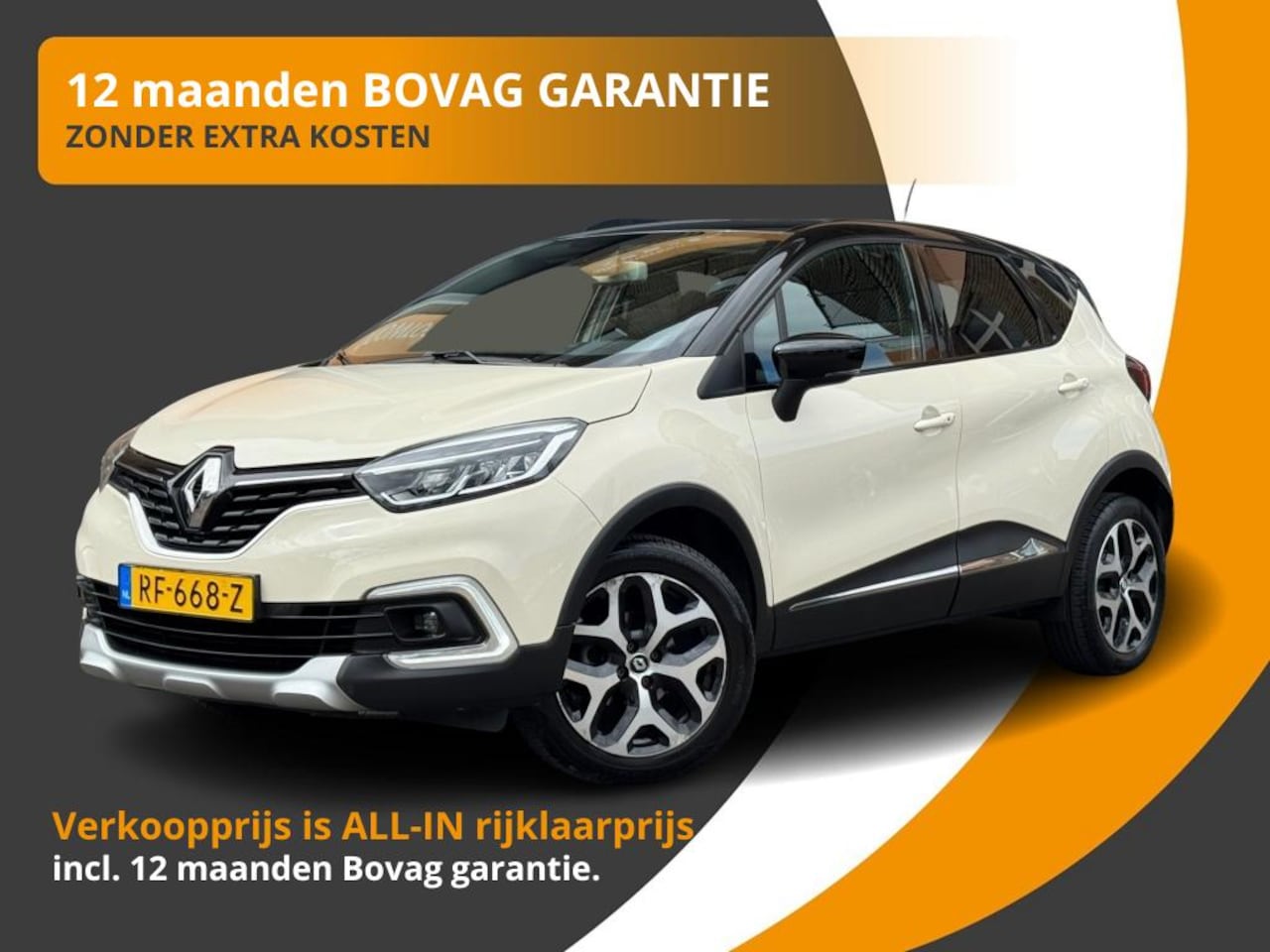 Renault Captur - TCe 90 INTENS NAVI/LED/PDC/LMV/2-TONE/64.000KM! - AutoWereld.nl