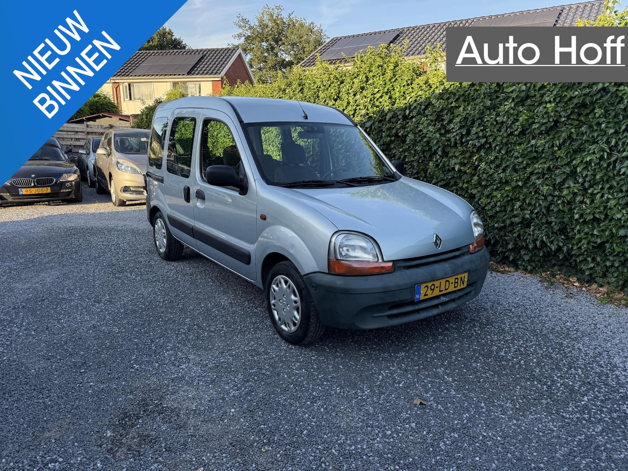 Renault Kangoo - 1.2-16V Privilège | Airco | Elekt. Ramen | Trekhaak | Dubbele schuifdeur | APK tot 26-07-2 - AutoWereld.nl