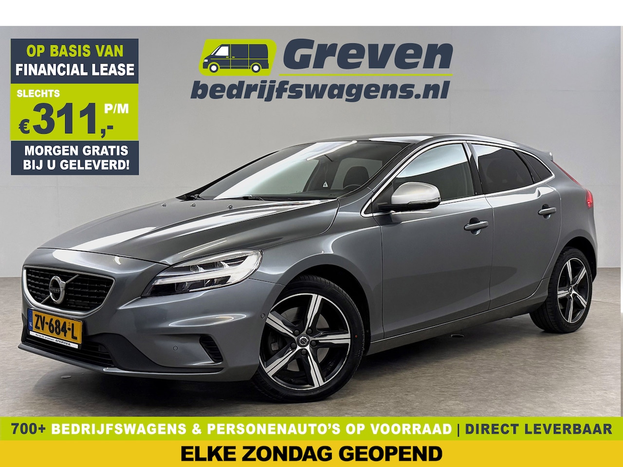 Volvo V40 - 1.5 T3 153PK Polar+ Sport Pano Harman/Kardon LED Camera Clima Cruise Navi PDC 17''LMV - AutoWereld.nl