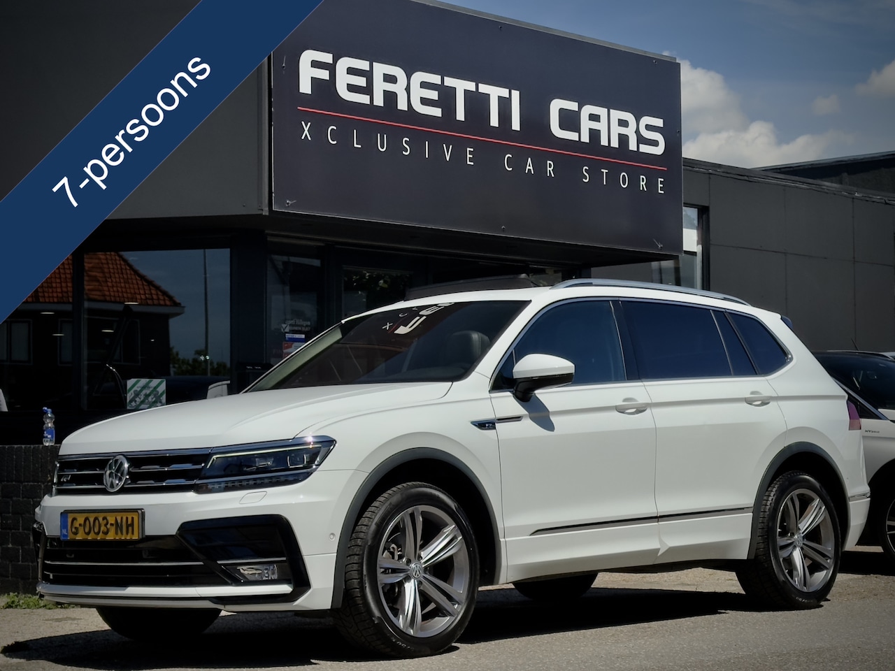 Volkswagen Tiguan Allspace - 1.5 TSI AUT7 HIGHLINE 3X-R-LINE 7PERS PANODAK LEDER NAVI CAMERA DIGI-DASH APPLE-CARPLAY LE - AutoWereld.nl