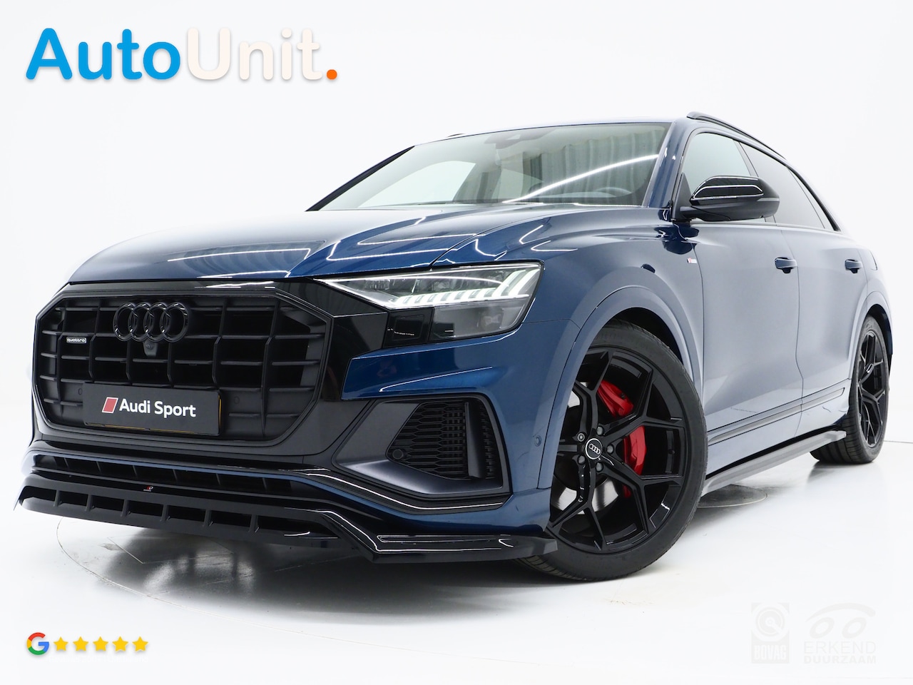 Audi Q8 - 60 TFSIe quattro Competition | Panoramadak | Luchtvering | 360 | Keyless | Trekhaak - AutoWereld.nl