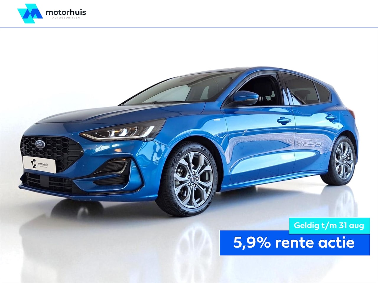 Ford Focus - 1.0 EcoBoost Hybrid 125pk ST-Line LED NAVI CAMERA - AutoWereld.nl