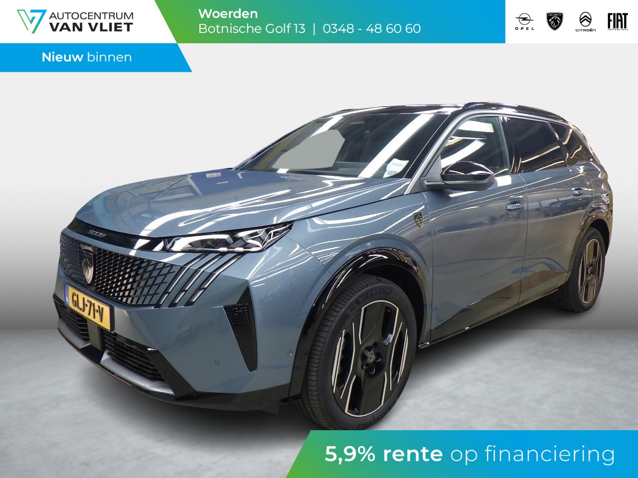 Peugeot e-5008 - GT Avantage 73 kWh Panoramadak | Leder interieur - AutoWereld.nl