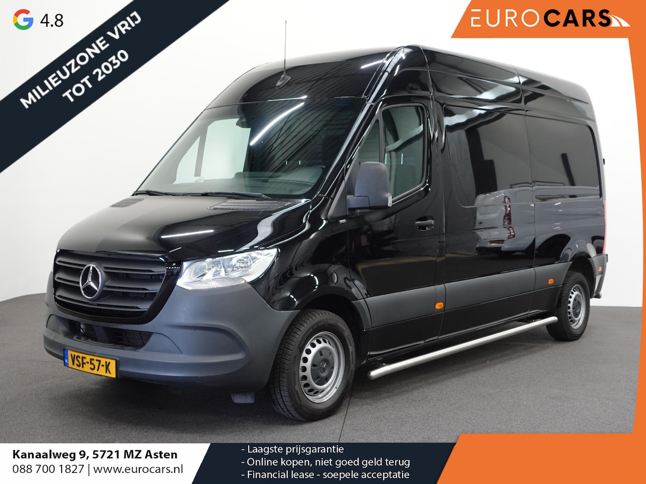 Mercedes-Benz Sprinter - L2H2 Automaat Airco Cruise Navi Camera Parkeersensoren Sidebars Carplay - AutoWereld.nl