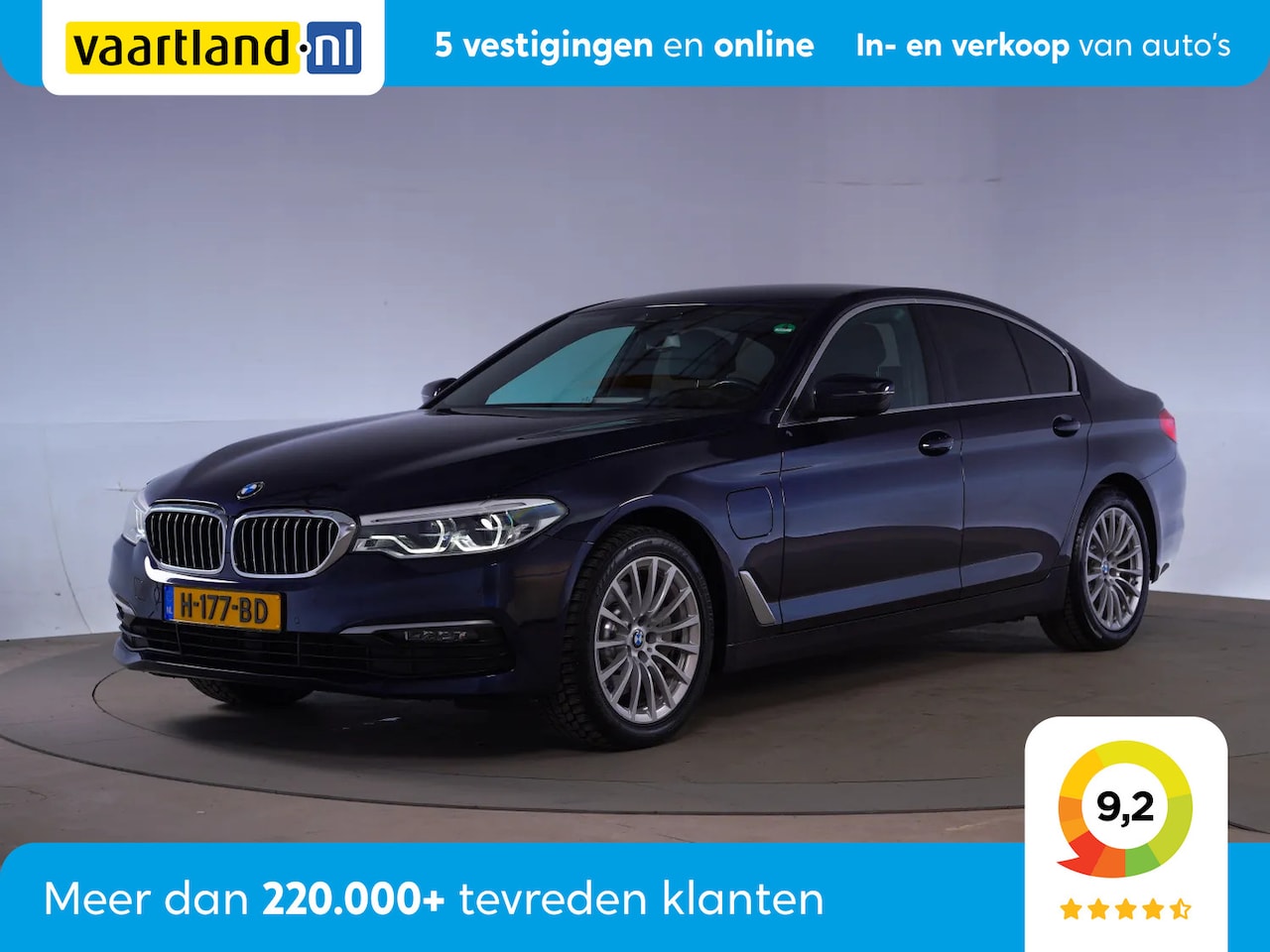 BMW 5-serie - 530e iPerformance High Executive Aut. [ Navi.Prof Comfort-Zetels LiveCockpit ] - AutoWereld.nl