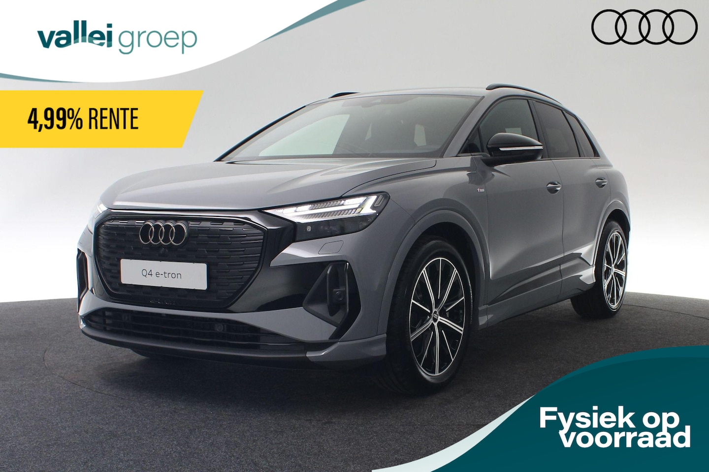 Audi Q4 e-tron - S edition 45 82 kWh 210 kW / 286 pk Quattro | Assistentiepakket plus | Optiekpakket zwart - AutoWereld.nl
