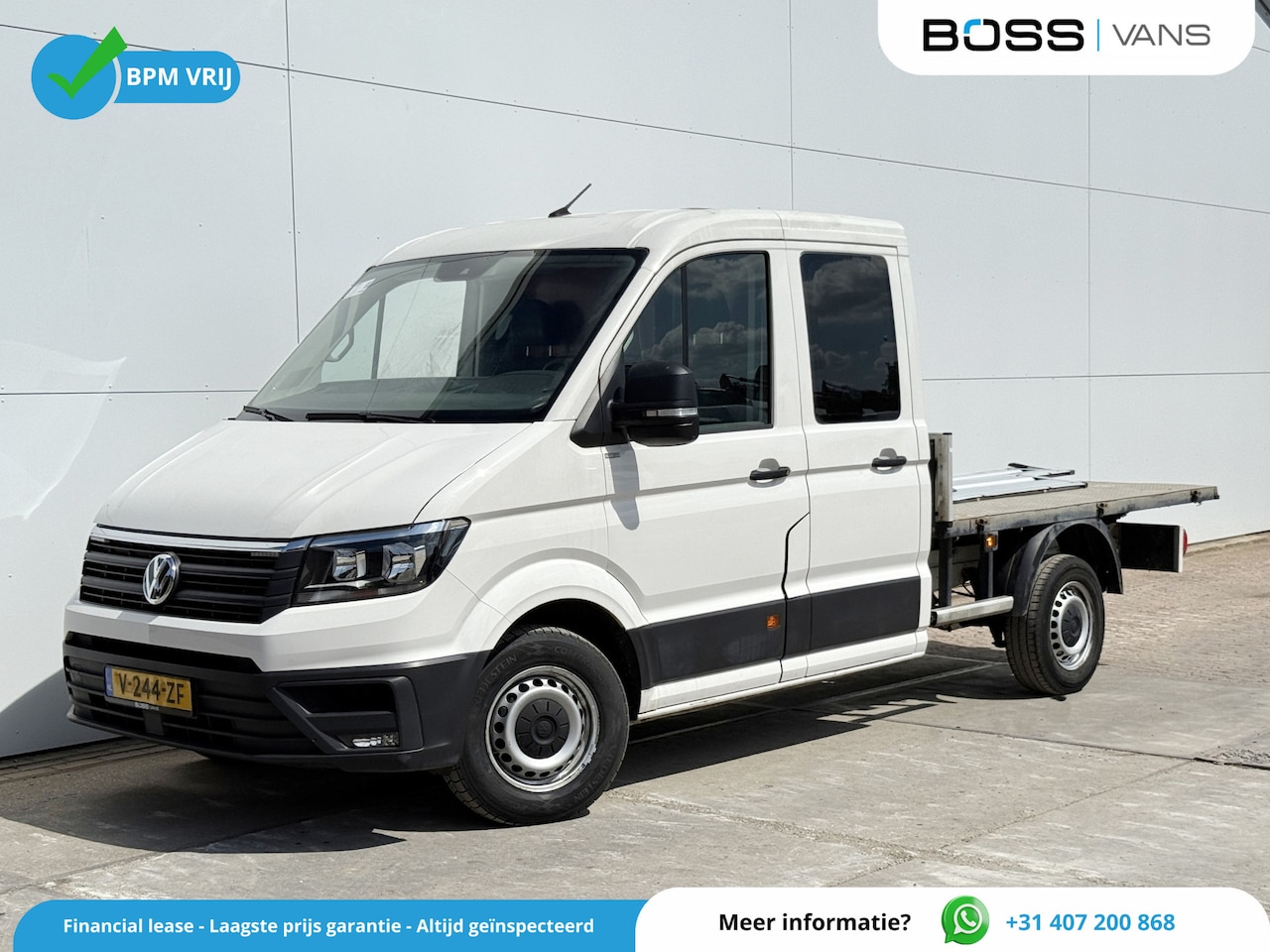 Volkswagen Crafter - 2.0 TDI 102PK Open laadbak Airco Cruise Control Carplay Camera Trekhaak - AutoWereld.nl