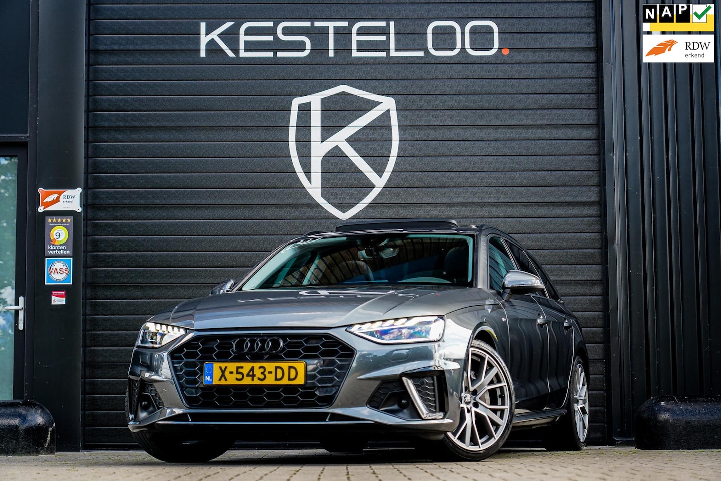 Audi A4 Avant - 40 TFSI S Edition TREKHAAK/PANO/ACC/DAYTONA/MATRIX/KEYLESS/E-ACHTERKLEP/SFEERVERL. PLUS CO - AutoWereld.nl